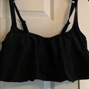 Flounce bikini top